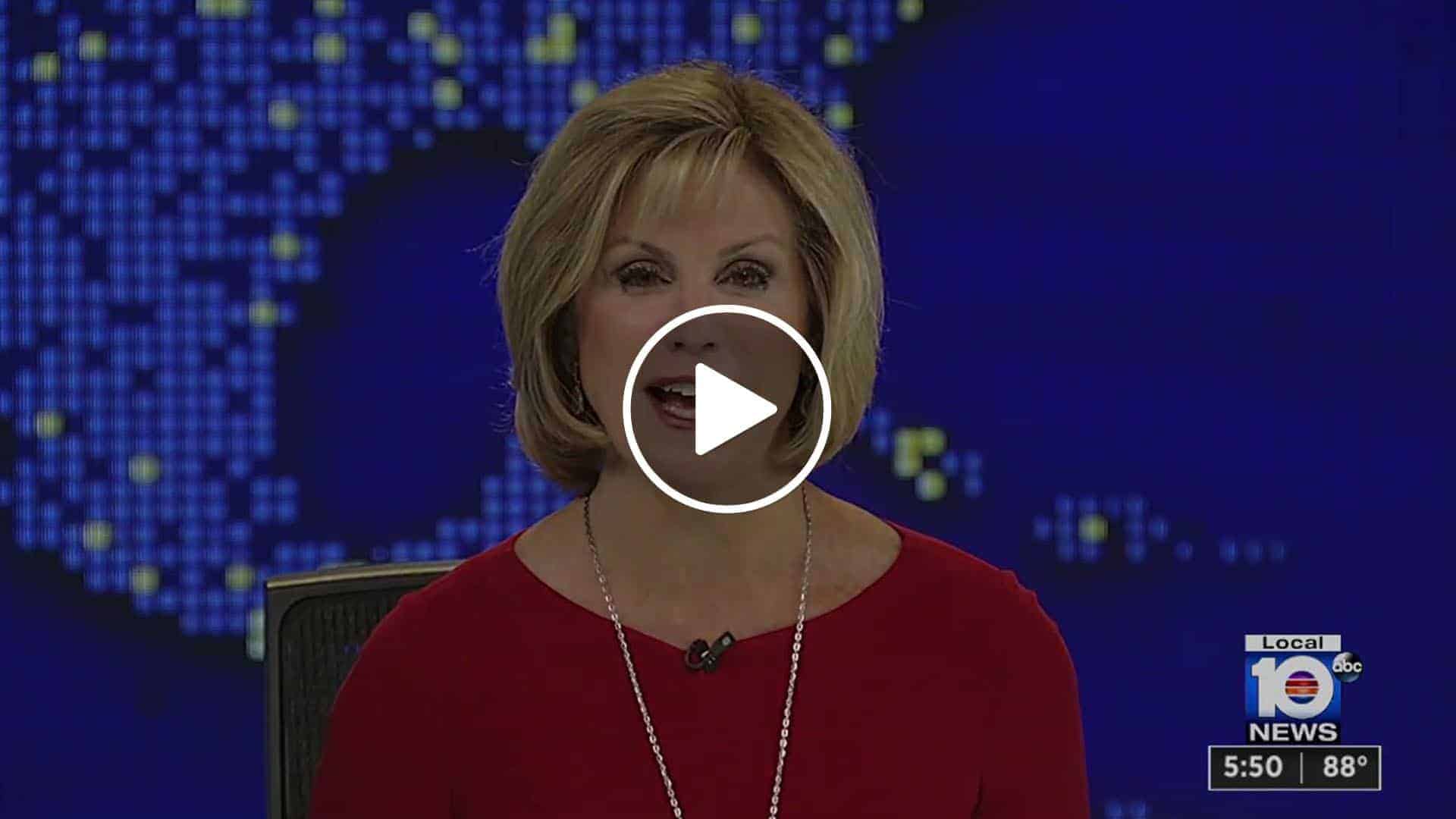 News anchor introduces an interview with Dr. Robert Snyder about a new drug to treat eczema