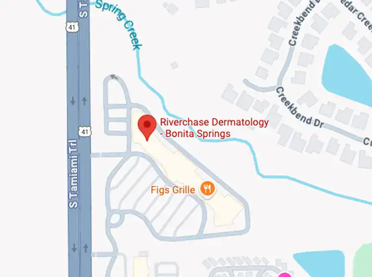 Map showing the location of Bonita Springs