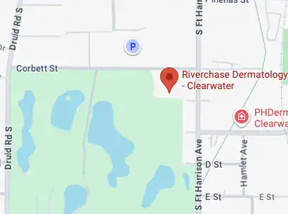 Map showing the location of Clearwater