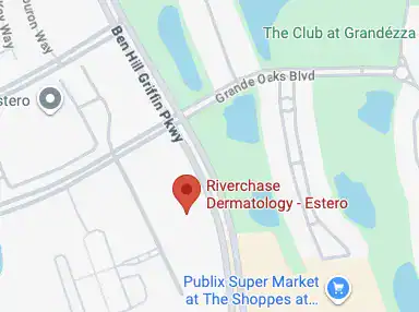 Map showing the location of Estero