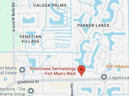 Map showing the location of Fort Myers - West