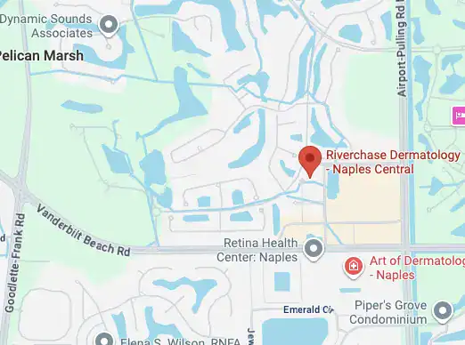 Map showing the location of Naples - Central