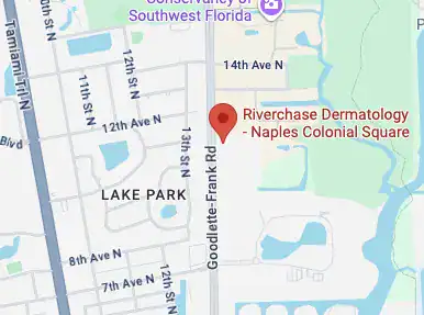 Map showing the location of Naples - Colonial Square