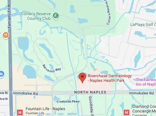 Map showing the location of Naples - Health Park