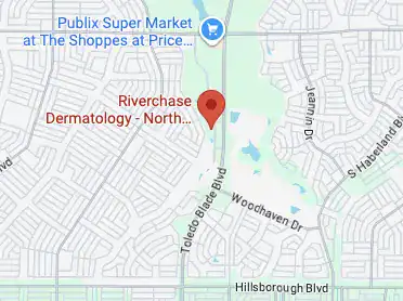 Map showing the location of North Port - Bobcat Village