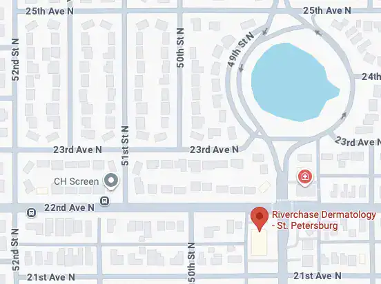 Map showing the location of St. Petersburg