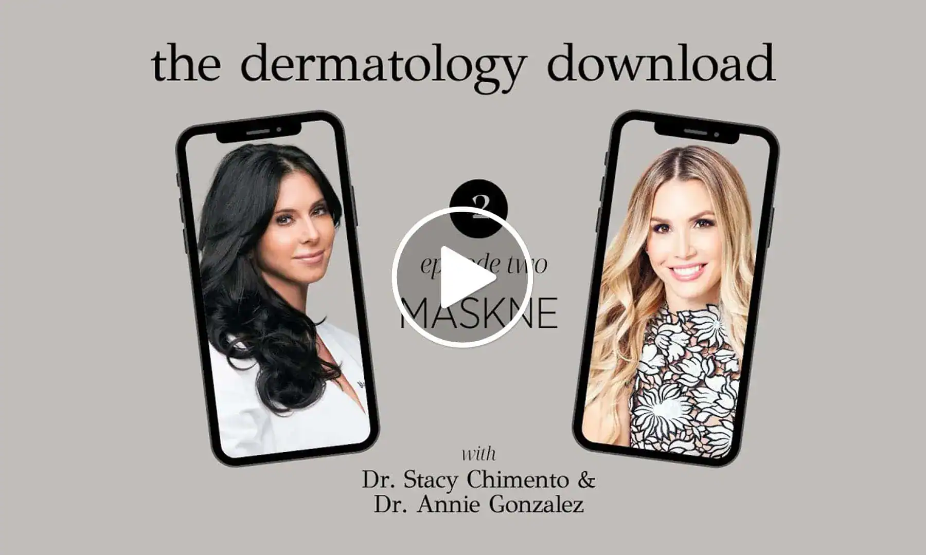 Dr. Chimento and Dr. Gonzalez in the Dermatology Download
