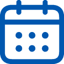 calendar icon in Riverchase blue